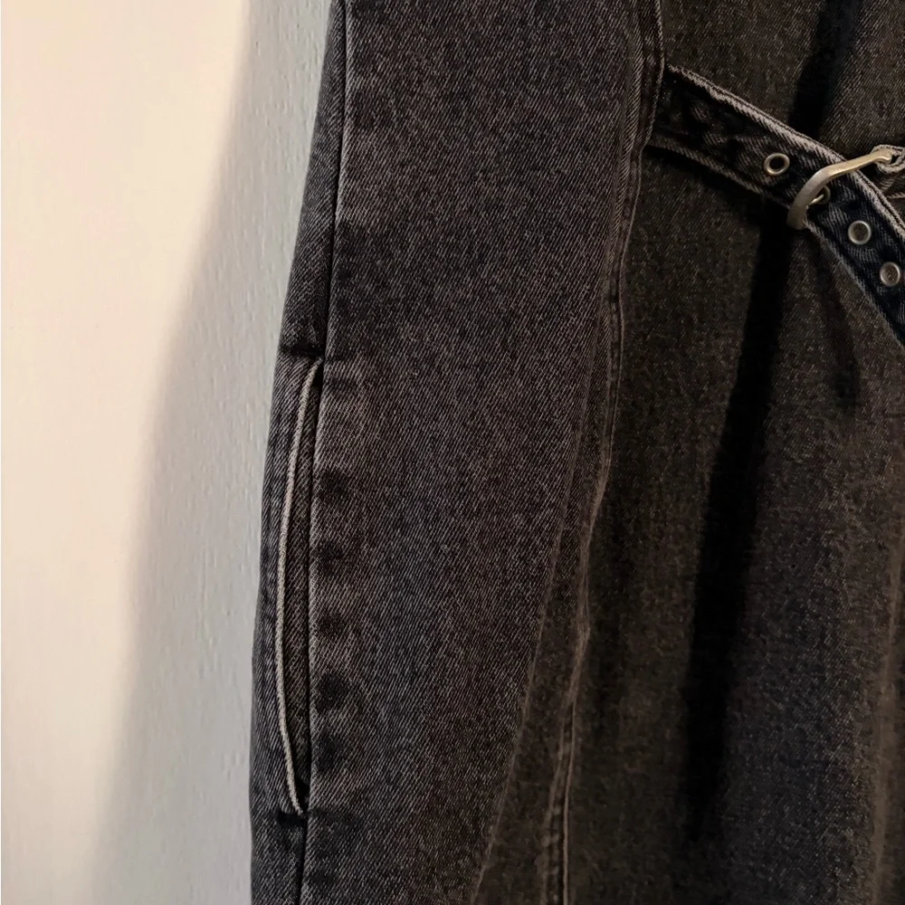 Levi's Black Denim Mini Dress - Picture 6 of 9